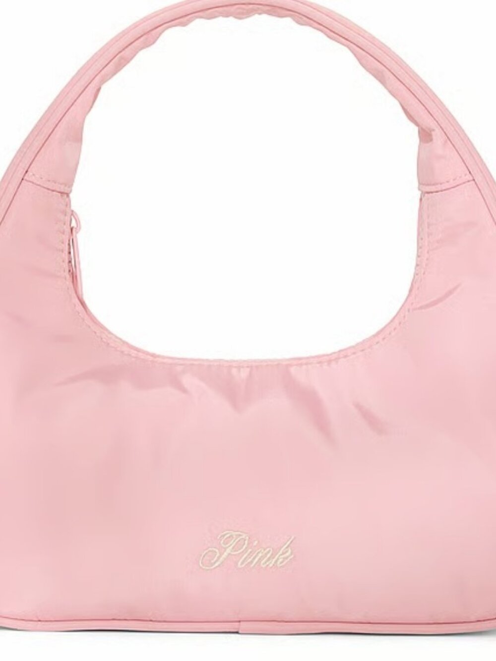 VS PINK Nylon Mini Hobo Bag Dollhouse Pink NWT - Picture 3 of 5